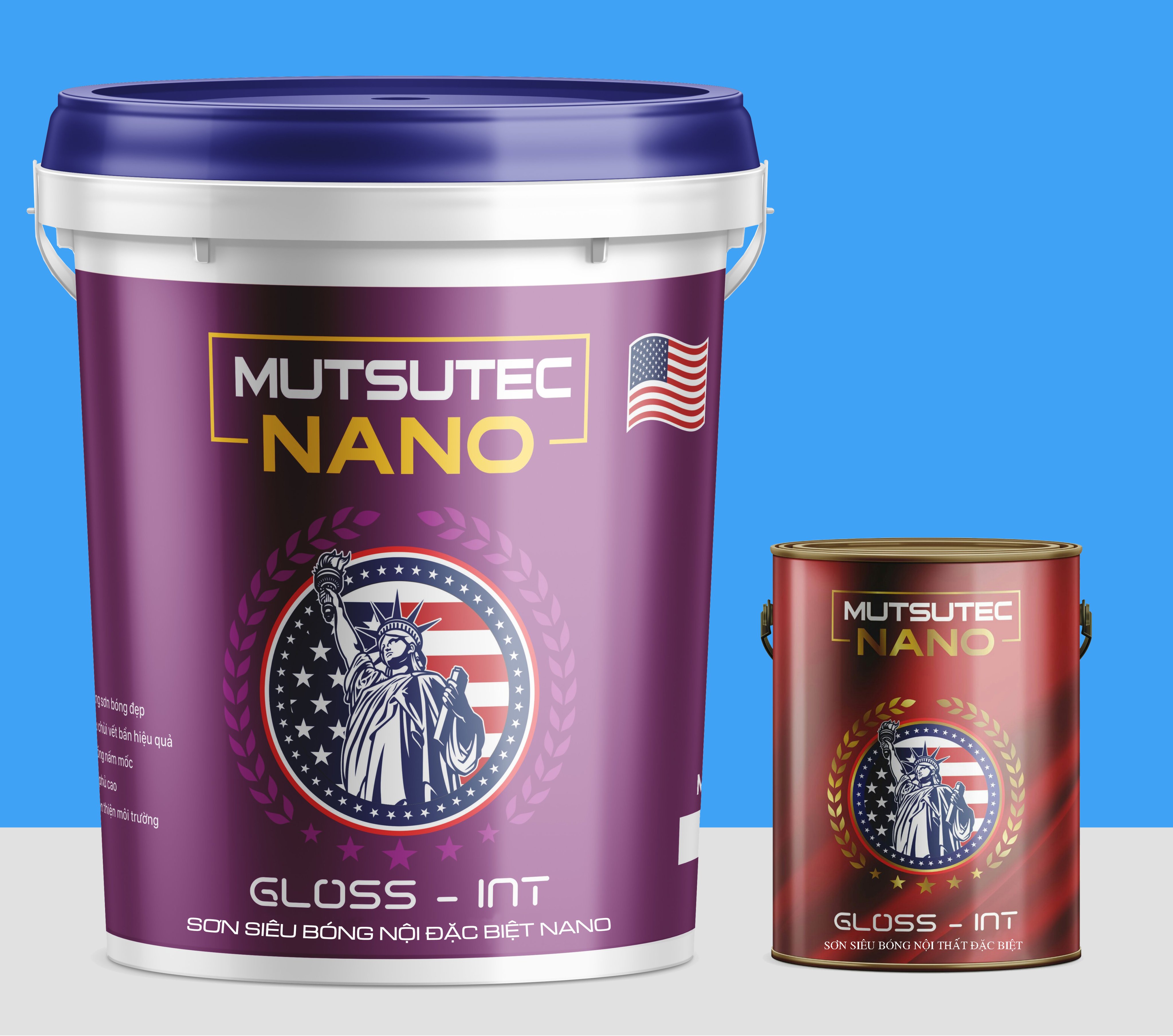 BO-36 Sơn siêu bóng nội thất đặc biệt NaNo 